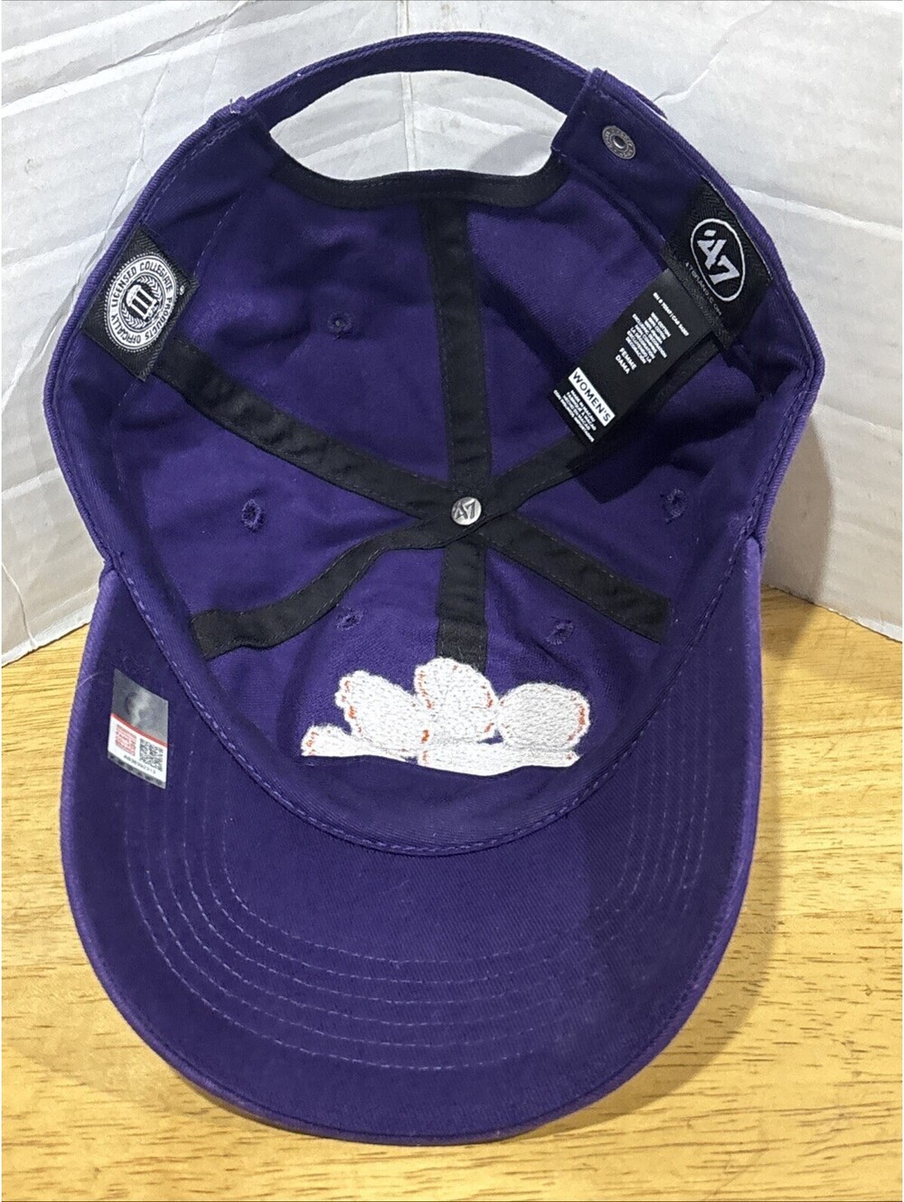 Clemson Tigers College Football NCAA Death Valley Sequin Flashy Baseball Cap - Picture 10 of 13